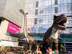 南京玉桥商业广场大型恐龙美陈展