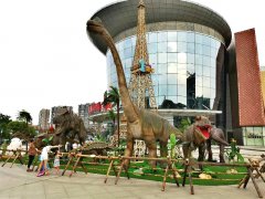 长沙环宇城“重返侏罗纪”大型恐龙场景美陈展